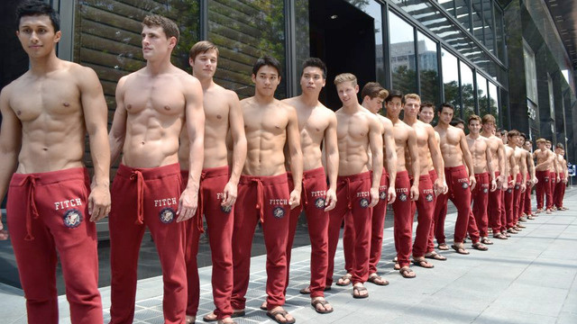 abercrombie and fitch guys
